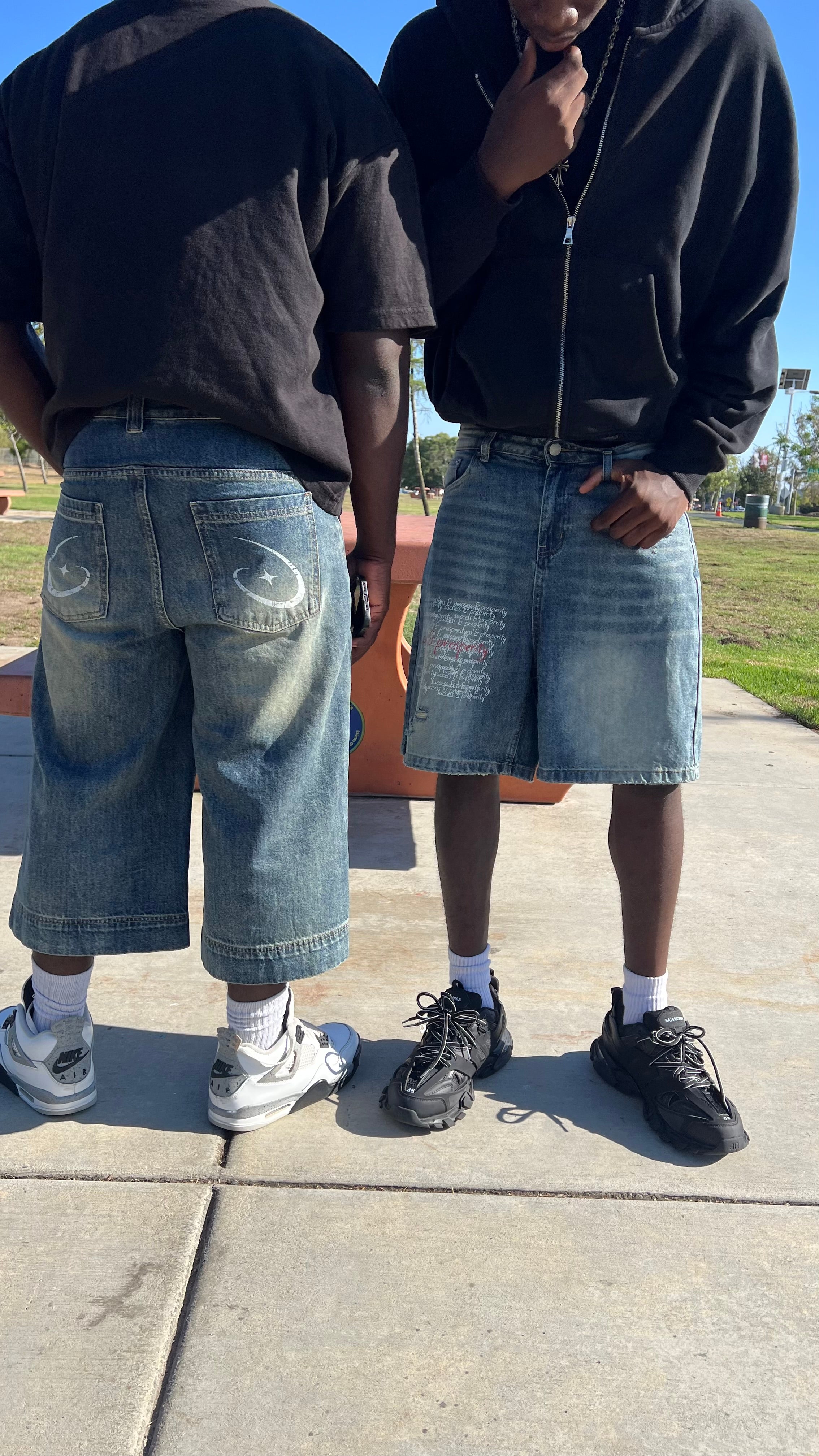 Success & Prosperity Jorts (Long Fit)