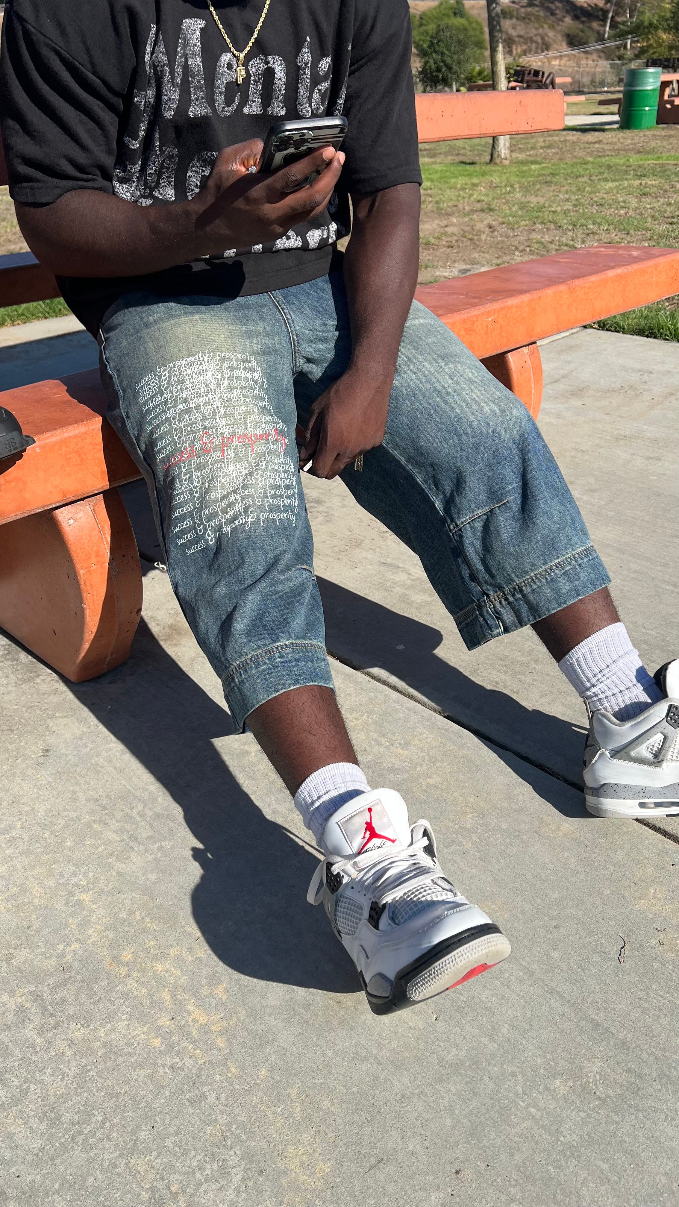 Success & Prosperity Jorts (Long Fit)